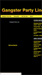 Mobile Screenshot of gangsterpartyline.com